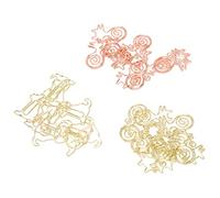 HUSHUI Ensemble de 30 Trombones en Forme D'animal Mignon, Pinces D'organisation de Documents Amusantes et Colorées pour le Bureau et L'école, Matériau en Fer Léger