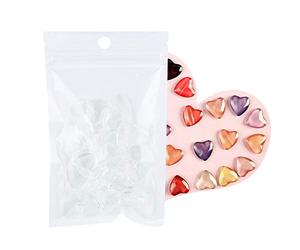 HUSHUI Ensemble de Cartes de Couleurs de Vernis à Ongles Transparents de 50 Pièces pour une Sélection et une Comparaison Faciles des Vernis à Gel, Matériau en Verre, adapté aux Professionnels et à