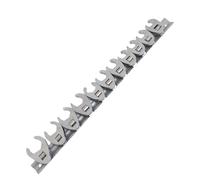 HUSHUI Ensemble de Clés à Pied Crows, Kit D'alliage en Aluminium de Conception Cliquet avec Pince sur L'organisateur pour Espaces Serrés Réparation Automobile (Style 2)
