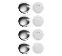 HUSHUI Ensemble de Couverture Arrière de Badge DIY 100 Pièces, Fer Durable et Matière Plastique, Parfait pour les événements de Collecte de Fonds, les Cadeaux de Noël et les Souvenirs de Vacances