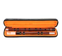 HUSHUI Ensemble de Flûtes en Bambou E-Key, Instrument à Vent Poli avec Film de Flûte pour L'apprentissage et la Performance des Débutants, Taille 57 Cm