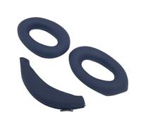 HUSHUI Ensemble de Housses de Coussinets Housse de Protection en Silicone pour Casque WH-1000XM4 WH-1000XM3 Confortable et Facile à Installer 2 Unités (Bleu foncé)