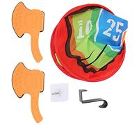 HUSHUI Ensemble de Jouets de Lancer de Hache en Mousse pour Enfants - Jeu D'intérieur et D'extérieur Sûr et Amusant pour Garçons de 6 Ans et Plus - Matériau EVA Léger - Comprend Une Cible et des