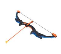 HUSHUI Ensemble de Jouets de Tir à l'arc Lumineux LED pour Enfants, avec Pointe de Flèche à Ventouse, pour Le Plaisir en Plein Air et Le Développement de la Coordination (Bleue)