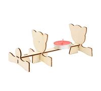 HUSHUI Ensemble de Jouets éducatifs D'imagerie à Petits Trous pour Enfants, Kit D'expérimentation Scientifique pour Cultiver la curiosité et L'apprentissage, Matériaux en Bois 100% Neufs, 4 Unités