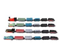 HUSHUI Ensemble de Jouets Mini Trains à Tirer pour Enfants de 3 Ans et Plus avec 4 Styles Colorés Fabriqués à Partir de Matériaux Sûrs (#1)
