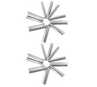 HUSHUI Ensemble de Manucure 18 Pièces avec Pointes Françaises pour Usage Professionnel et Domestique, Coupe-ongles en Métal Durable pour Créer une Ligne C Parfaite, 9 Tailles Disponibles