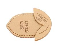 HUSHUI Ensemble de Modèles en Acrylique, Pochoirs Transparents et Durables pour Pendentifs Porte-clés, Fournitures D'artisanat pour Cadeaux Faits à la Main, 2 Pièces