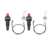 HUSHUI Ensemble de Poêle à Gril, Piézo avec Aiguille Filetée M10 de 30 Cm et Tension 18KV, pour Remplacement D'allumage de Poêle à Gril Gaz