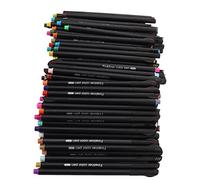 HUSHUI Ensemble de Stylos à Pointe Fine, 100 Pièces, Couleurs Vives et Vives, pour Journaux Intimes et Projets Artistiques, Pigments Solubles dans L'eau, en Plastique Non Toxique et Sûr