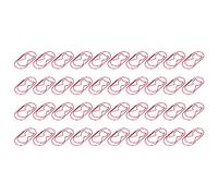HUSHUI Ensemble de Trombones Chat Mignon, 40 Pièces, Marque-pages Multifonctionnels au Design Amusant et Unique pour le Bureau et L'étude, en Fer galvanisé (Rouge)