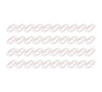 HUSHUI Ensemble de Trombones Chat Mignon, 40 Pièces, Marque-pages Multifonctionnels au Design Amusant et Unique pour le Bureau et L'étude, en Fer galvanisé (Or Rose)