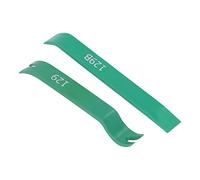 HUSHUI Ensemble D'outils de Dépose de Garniture de Voiture 2 Pièces, Kit D'outils de Levier Automatique ABS avec Conception Droite et Incurvée pour Panneau de Porte, Panneau