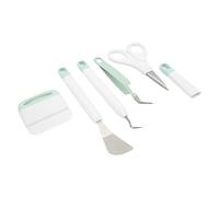 HUSHUI Ensemble D'Outils de Désherbage, 5 Outils de Désherbage avec Pointe Micro pour Une Coupe Précise, Adaptés au Papier Adhésif, à la Couture, aux Silhouettes de Lettrage Camée