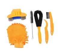 HUSHUI Ensemble D'outils de Nettoyage de Vélo, Brosses en Nylon Durables, Solution Complète pour L'entretien des Vélos de Montagne et de Route