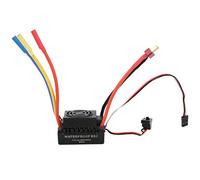 HUSHUI ESC sans Balais étanche 60 A pour des Performances et Une durabilité Améliorées dans Les Voitures RC SCX10 1/10, Plastique, Noir, Manuel Inclus (Insert en T)