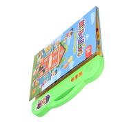 HUSHUI Espagnol Anglais Enfants Lecture Précoce EBook Jouet Machine d'apprentissage Multifonctionnelle pour Les Enfants de 3 Ans et Plus ABS 10 X 9,4 Pouces (Verte)
