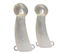 HUSHUI Étui de Protection en Corne de Vache en Silicone pour Protection Anti-, Prévient Les Blessures du Bétail, Comprend 1 Paire, Idéal pour Les Vaches Agressives, 7,1 X 2,6 X,8 Pouces