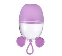 HUSHUI Étui Porte-éponge de Maquillage en Forme D'animal de Dessin animé Mignon, Anti-poussière pour Voyage, Plastique Léger, 1 X unité (Violette)