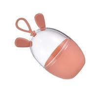 HUSHUI Étui Porte-éponge de Maquillage en Forme D'animal de Dessin animé Mignon, Anti-poussière pour Voyage, Plastique Léger, 1 X unité (Lapin rosé)