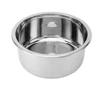 HUSHUI Évier à Barres de 12 Pouces, 304 Évier de Cuisine à Bol Simple en Acier Inoxydable avec Trou de Vidange de 40 Mm, pour le Camping-car en Caravane de Bateau RV