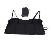 HUSHUI Extension de Siège Arrière Pliable, Confort en Peluche en Peluche, Plaque D'extension de Matelas Arrière Portable pour SUV et Véhicules (Noir)