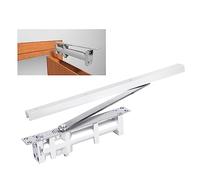 HUSHUI Ferme-porte Hydraulique Automatique en Aluminium, Système de Fermeture Automatique Durable de 80KG pour Portes -feu et Portes en Bois