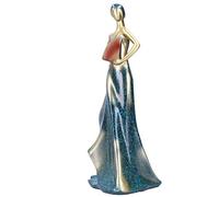 HUSHUI Figurines de Fille élégantes, Statue de Casier à Vin pour Décoration de Comptoir de Bar à la Maison, Support à Vin en Résine de Haute qualité pour Salon et Bureau (BS811)