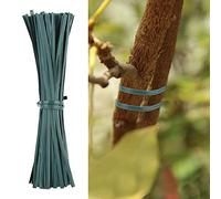 HUSHUI Fil torsadé de Jardin Durable, 150 Pièces, pour Support de Plantes et Attaches de Câble Vertes Fixes de 15cm pour Jardiniers