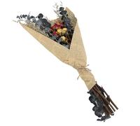 HUSHUI Fleurs Séchées avec Une Tige élégante Bouquet de Fleurs Sèches pour la Décoration de Mariage du Bureau à Domicile