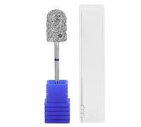 HUSHUI Foret de Pédicure, Foret Conique pour Enlever les Callosités des Pieds en Acier Inoxydable pour L'exfoliation des Peaux Mortes, avec Poignée Universelle de 2,35 Mm pour la (B2C)