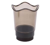HUSHUI Fraise Cutter, Lames En Acier Inoxydable Fruit Cutter Dicer avec Push Plaque pour Banane Concombre Champignon Dur Oeufs (Gris)