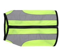 HUSHUI Gilet Réfléchissant pour Animaux de Compagnie, Veste Légère et Brillante pour Chiens, sécurité Nocturne, Aventure, Polyester et Coton, 1 Paquet (L)
