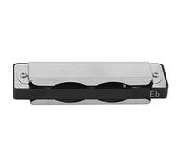 HUSHUI Harmonica Blues avec un Beau Son pour Débutants et Professionnels en b, Orgue Buccal 10 Trous, Résine ABS, Disponible en Noir/blanc/orange/bleu (Noire)