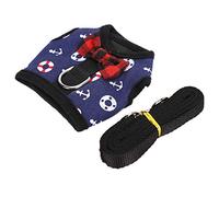 HUSHUI Harnais de Poitrine pour Petits Animaux, Gilet Confortable avec Anneau en D pour Lapins et Petits Animaux, Tissu, Taille S/M/L, 1 unité (S)