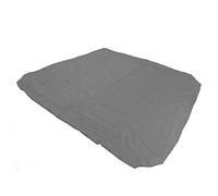 HUSHUI Housse de Protection Carrée Imperméable pour Spa, Polyester Durable Enduit d'argent 190, Résistante aux Intempéries, Protège de la Neige, de la Poussière, du Soleil, Pliable, Rangement Facile