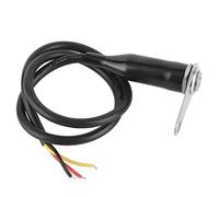 HUSHUI Interrupteur de Guidon de Moto à LED en Acier Inoxydable 12 V pour Modification Générale de Moto Rétro, Interrupteur de Commande de Lumière Bleue pour Phares Antibrouillard, Projecteurs, Feux