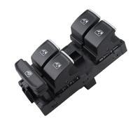HUSHUI Interrupteur Principal de Fenêtre côté Conducteur Noir de Remplacement pour Mk7 2014-2018, Matériau ABS Durable Haute sensibilité, Installation Plug and Play