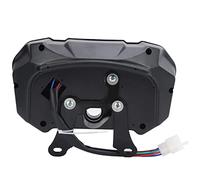 HUSHUI Jauge de Carburant de Moto Durable, Compteur de Vitesse, Affichage LCD pour Tricycles 48-60V, Facile à Installer, Plastique 1 unité