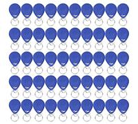 HUSHUI Jetons de Porte-clés de Carte d'identité, 50 Pièces, étanches et Durables pour le Contrôle D'accès, le Stationnement D'ascenseur, ABS 125KHZ