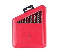 HUSHUI Jeu de Forets Extracteurs de Vis, Extracteurs de Goujons en Cobalt Gauche avec Rainure en Spirale pour Vis Endommagées, Boulons Hexagonaux et Accessoires, Comprend une Boîte en (boîte en fer