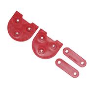 HUSHUI Jeu D'entretoises de Garde-boue pour Scooter électrique, Joint de Support de Pied Rouge Durable pour Scooter Mijia