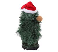 HUSHUI Jouet d'arbre de Noël Dansant, Décoration Rotative Musicale en Plastique de qualité Supérieure, Mignon pour Noël, Journée des Enfants, 10,2 Pouces