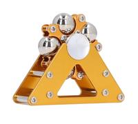 HUSHUI Jouet de Grande Roue Rotatif du Bout des Doigts, Roue en Alliage D'aluminium, Jouet Divertissant de Décompression Rotatif, Anti-Stress, avec Un Design Accrocheur, pour Enfants et (Or)