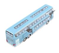 HUSHUI Jouet de Modèle de Bus à Impériale en Alliage électrique avec Lumière LED et Musique pour Enfants, Cadeau pour Enfants, Jouet de Voiture Hautement Résistant aux Chutes pour Une Récréation (4)