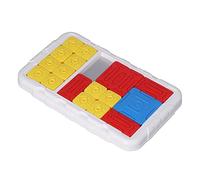 HUSHUI Jouet de Planche de Puzzle Coulissant pour Enfants pour Développer des Défis de Pensée Logique - Amusant à Main pour Les Enfants - 19 Pièces - Plastique Durable (Blanc)