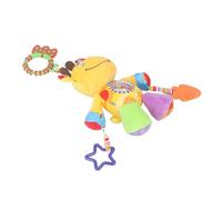 HUSHUI Jouet Hochet pour Poussette de bébé, Sucette Suspendue en Forme d'animal de Dessin animé en Peluche avec Cloche à Sonnerie Douce pour Berceau et Poussette de bébé (Tapez 1)