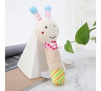 HUSHUI Jouet Mignon de Cloches de Main de Hochet D'animal de Bande Dessinée en Peluche, Jouet Doux et Confortable pour les Nourrissons, Léger et Lavable, Env.15~18 Cm (Bâton à main d'abeille)