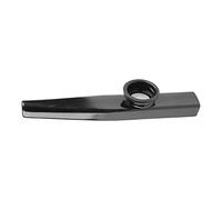 HUSHUI Kazoo en Métal, Instrument Kazoo Portable Léger en Aluminium, avec Surface Polie pour Guitare, ukulélé, Violon, Piano, Musiciens (noir)