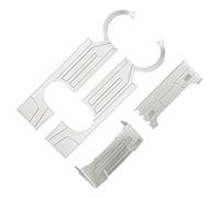 HUSHUI Kit de Carrosserie Large RC, Grand Couvercle Environnant avec Lumière LED, Accessoires Modifiés Exquis Faciles à Installer, adapté au Camion RC WPL D12 (Verte)